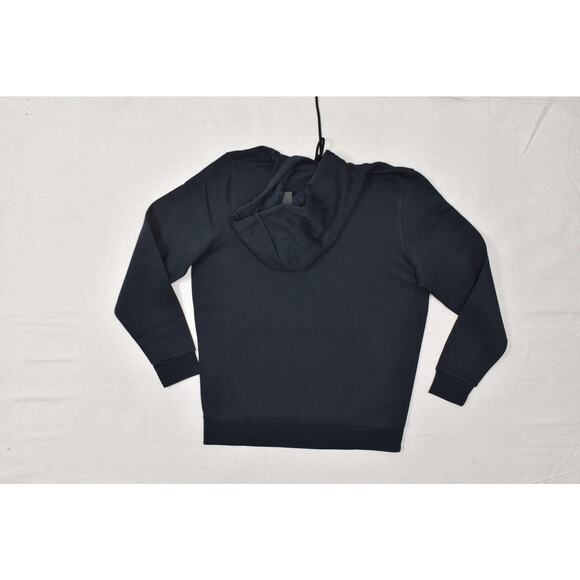 Under Armour Men's Black Essential Fleece Hoodie Regular Size M Cotton Blend NEW - Picture 8 of 8